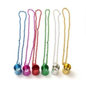 Mardi Gras Mug Shot Glass Beads