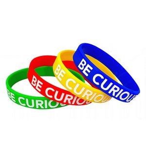 Silicone Wristbands Multicolored Rubber Bracelets Stretch Bracelets