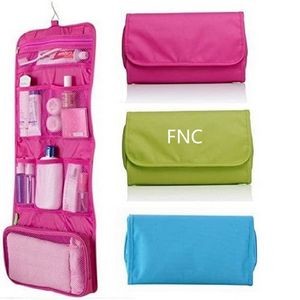 Foldable Hanging Toiletry Cosmetic Makeup Storage Organizer Bag