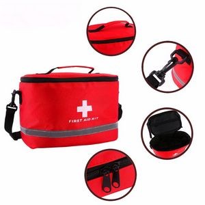 Red Bag for First Aid Kits Pack Emergency Treatment or Hiking, Backpacking, Camping, Travel, Car