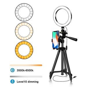 10" Ring Light with Stand and Phone Holder