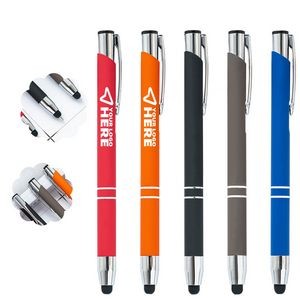 Personalised Engraved Metal Ballpoint Pen With Stylus