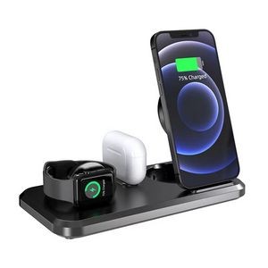 3 in 1 Standing Cell Phone Charging Holder Wireless Charger