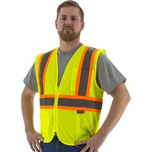 High Visibility Mesh Vest With Dot Striping, Ansi 2, R