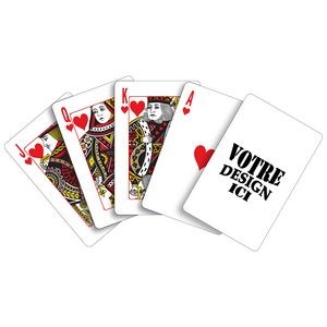 Custom Playing Cards on Standard Paper - 1 Side ("Bridge" format)