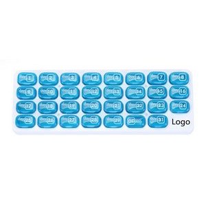 Portable Travel 31 Days Weekly Monthly Pill Organizer