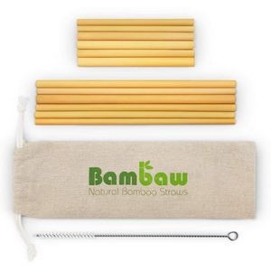 Reusable Eco-Friendly Natural Bamboo Drinking Straws