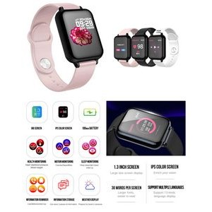 Portable Fitness Tracker Blood Pressure Monitor Smart Watch
