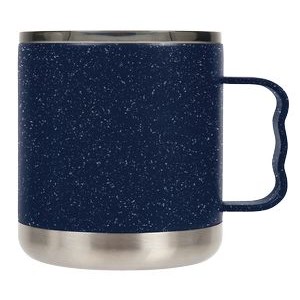 15oz Navy/Speckled Camp Mug with Slide Lid