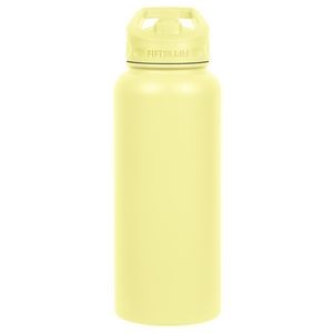 34oz Lemon Drop Bottle with Matching Straw Lid