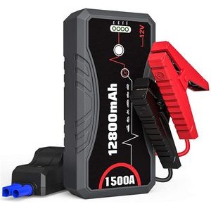 Portable Emergency battery booster Quick Charging Multiple jump starter 12800mAh