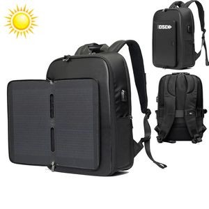 18L Capacity Solar Powered Laptop Backpack w/20 Watts Charger
