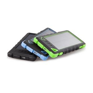 10000mAh Portable Water-Proof Solar Charger w/Carabiner & Flashlight