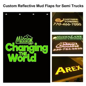 Custom Reflective Mud Flap for Semi Truck 24*30 inches