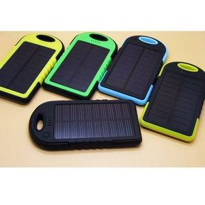 Outback Solar 3000/5000mAh Water-Resistant Power Bank w/Lithium Polymer Battery & LED Flashlight