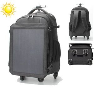 35L Capacity Luggage Case Combo 20W Solar Powered Backpack