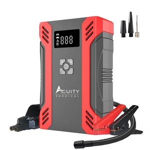 Portable Emergency battery booster Two-In-One Jump Starter Combo w/ Tire Inflator