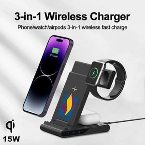 Foldable 3 in 1 Wireless Charging Station