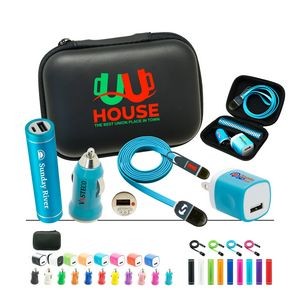 Travel Tech Kit w/2-in-1 Charging Buddy - UL Listed