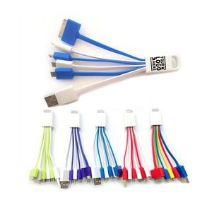 5-in-1 Multifunctional Noodle USB Charging/Data Transfer Cable
