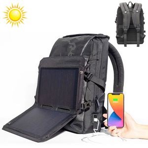 30L Capacity Laptop Backpack w/20W Solar Power