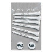 Value Poly Bag Pack w/ Six 2 3/4" Tees & 2 Markers
