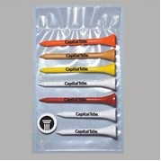 Value Poly Bag Pack w/ Five 2 3/4" Tees, Two 2 1/8" Tees & 1 Marker