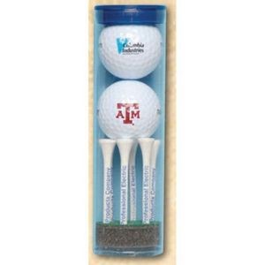 Wilson "Ultra" Golf Ball Tube w/ 2 Golf Balls & 6 Tees