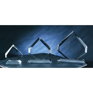 Peach Award optical crystal award/trophy.5"H
