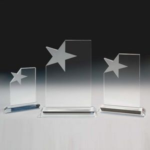 Star Optical Crystal Award/Trophy 10"H