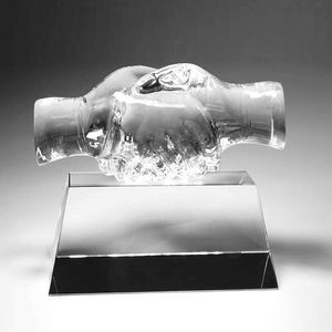 Friendship Optical Crystal Award/Trophy.6"