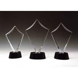 Royal Diamond Optical Crystal Award 11"H