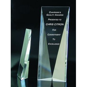 Panel Awards optical crystal award/trophy 6.75"H