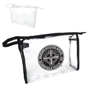 Basic Clear Cosmetic Security Toiletry Pouch