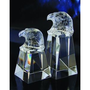 Eagle Optical Crystal Award/Trophy 8"H