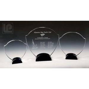 Stately Optical Crystal Award 8.5"H