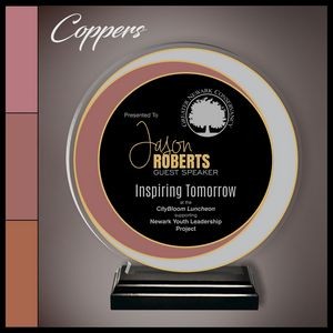 5.65" Tri Circle Copper and Silver Award