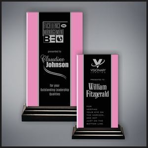 8" Side Stripes Pink/Black Award