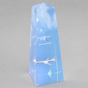 Acrylic Obelisk 1 Award (2-1/2"x 8"x 2-1/2")