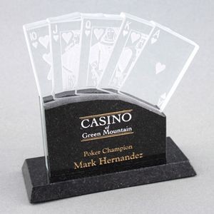 Casino 1 Award (6"x 6"x 2")