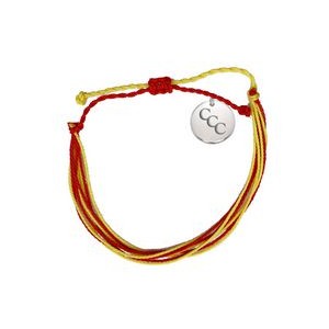 String Bracelet Colorful Adjustable Rope Wristband, Optional Charm