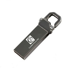 Mini Custom Tiger Button Shape Metal USB Flash Drive 8GB