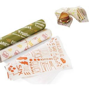 Custom Grease Proof Food Wrap & Basket Liner Paper