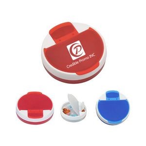 Round Shape 4 Compartments Rotating Pill Box Or Pill Case Or Pill Storage Or Pill Container