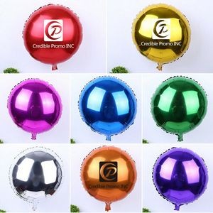 Custom Round Shape Mylar Balloon Or Aluminum Foil Balloon