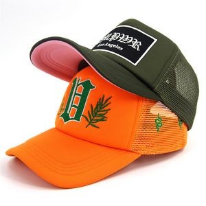 Custom Premium Embroidery Trucker Hat Or Mesh Back Cap