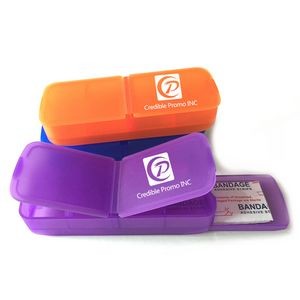 4 Compartment Pill Case w/Bandage