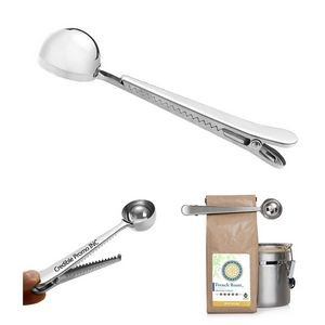 Stainless Steel Measuring Scoop Spoon & Clip