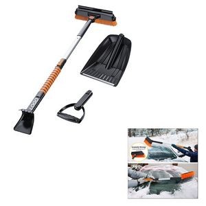 5 in 1 Extendable Snow Brush Ice Scraper Kit For Car Windshield