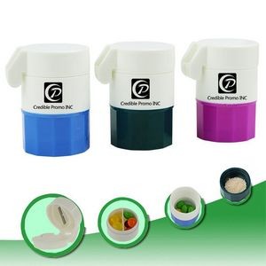 4-Layer Pill Case with Cutter